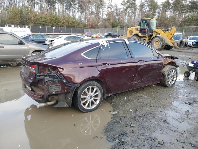 3FA6P0PU8HR173748 - 2017 FORD FUSION SE PHEV MAROON photo 3