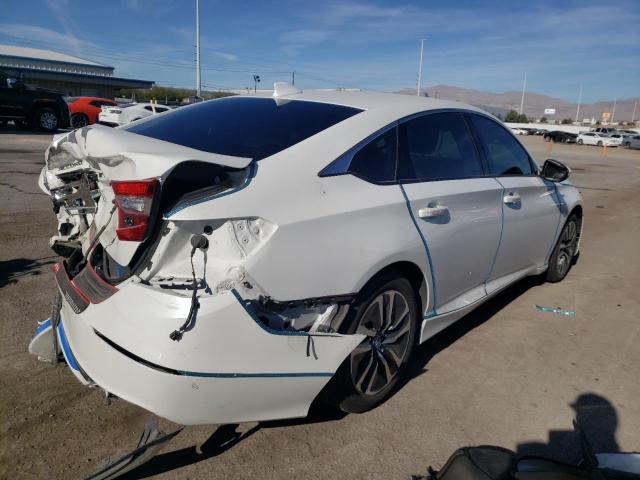 1HGCV3F15MA001288 - 2021 HONDA ACCORD HYBRID WHITE photo 3