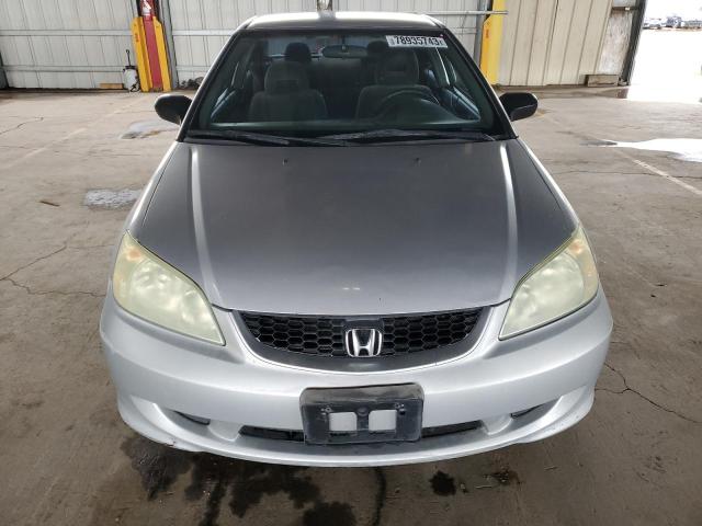 1HGEM22165L061596 - 2005 HONDA CIVIC DX VP Gümüş foto 5