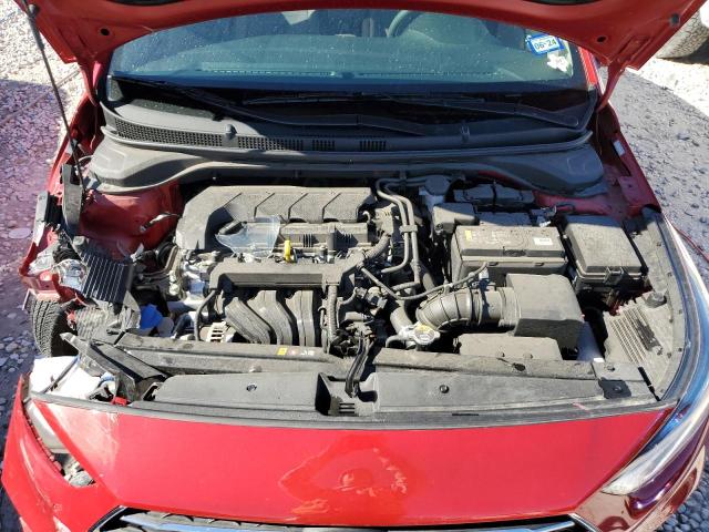 3KPC24A66ME144859 - 2021 HYUNDAI ACCENT SE RED photo 11