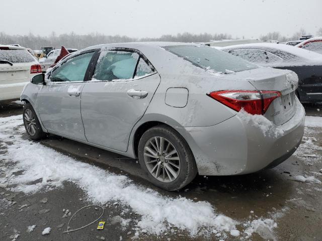 2T1BURHEXFC297388 - 2015 TOYOTA COROLLA L SILVER photo 2