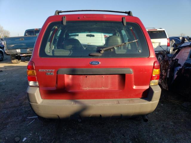 1FMYU01141KB80714 - 2001 FORD ESCAPE XLS RED photo 6