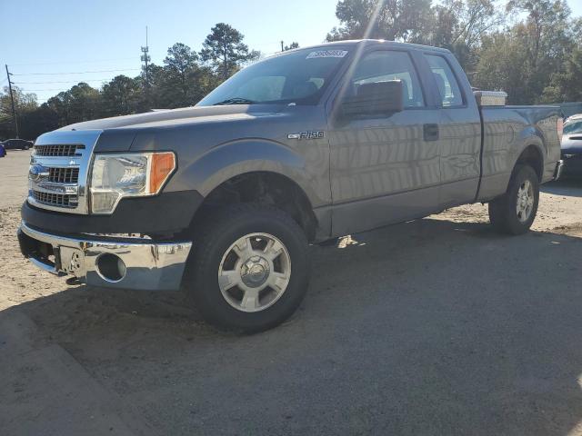 1FTFX1EF3DFA01199 - 2013 FORD F150 SUPER CAB GRAY photo 1