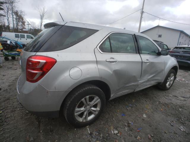 2GNALBEK1H1559792 - 2017 CHEVROLET EQUINOX LS SILVER photo 3