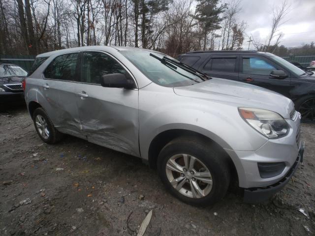 2GNALBEK1H1559792 - 2017 CHEVROLET EQUINOX LS SILVER photo 4