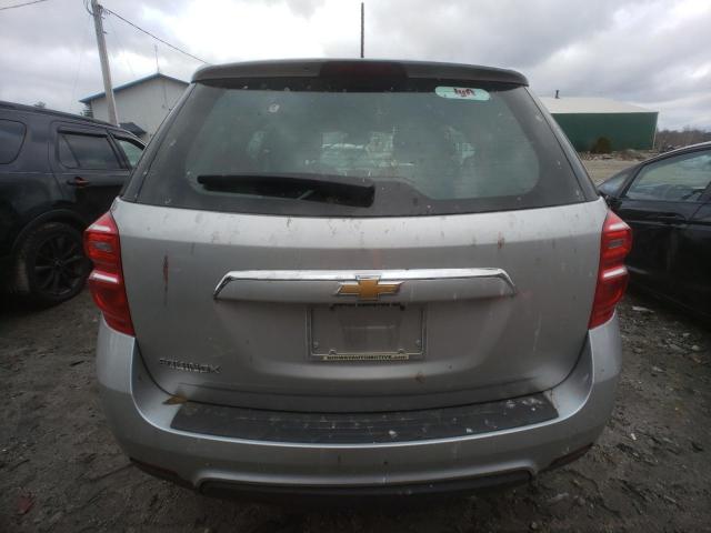 2GNALBEK1H1559792 - 2017 CHEVROLET EQUINOX LS SILVER photo 6