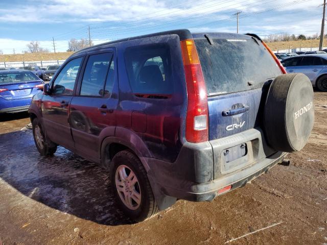 JHLRD78803C015683 - 2003 HONDA CR-V EX BLUE photo 2