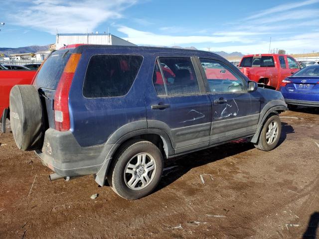 JHLRD78803C015683 - 2003 HONDA CR-V EX BLUE photo 3