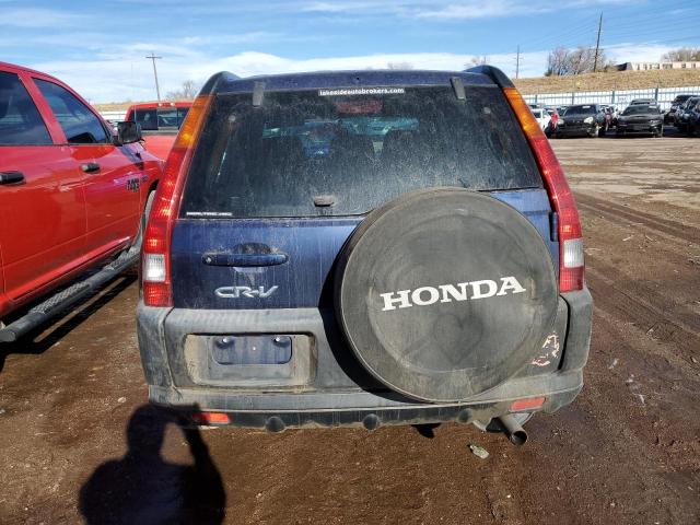 JHLRD78803C015683 - 2003 HONDA CR-V EX BLUE photo 6