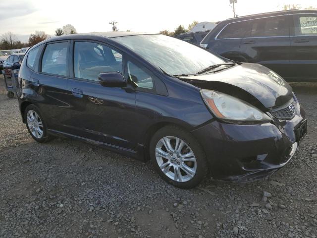 JHMGE88459S075685 - 2009 HONDA FIT SPORT BLUE photo 4