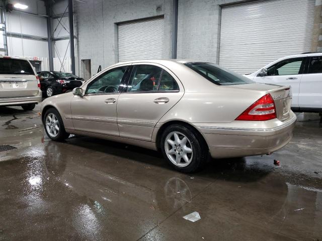 WDBRF61J43A484378 - 2003 MERCEDES-BENZ C 240 TAN photo 2