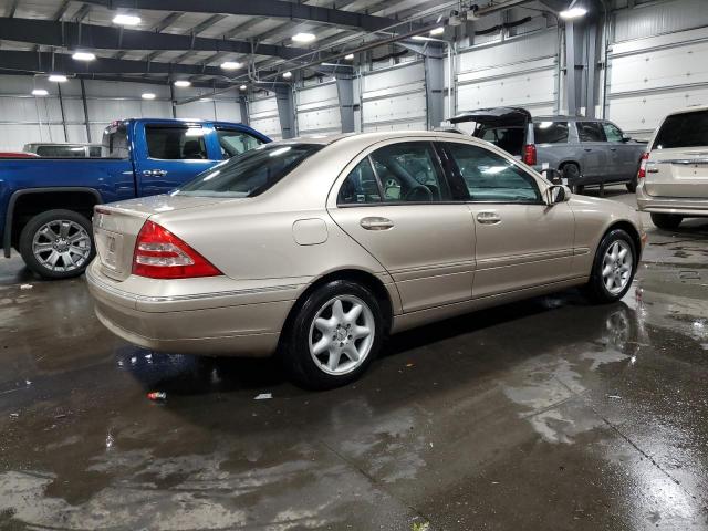 WDBRF61J43A484378 - 2003 MERCEDES-BENZ C 240 TAN photo 3