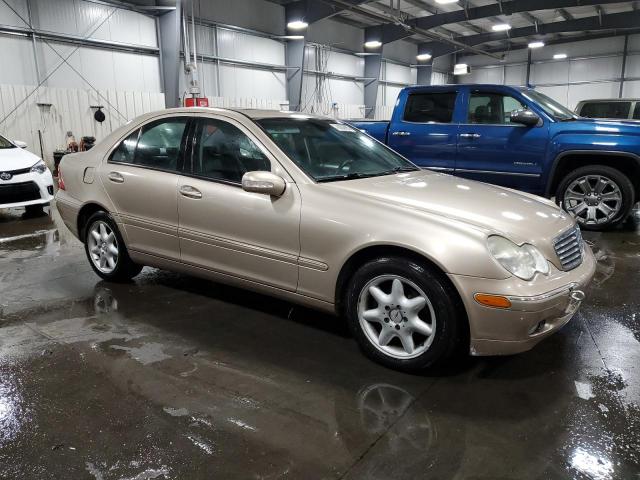 WDBRF61J43A484378 - 2003 MERCEDES-BENZ C 240 TAN photo 4