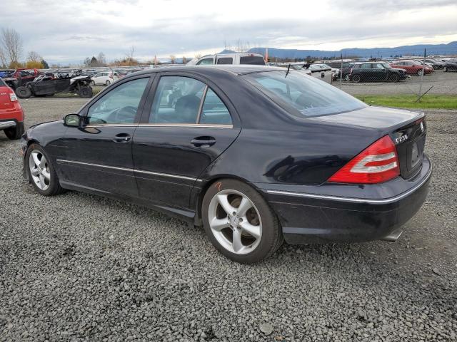 WDBRF52H16A859752 - 2006 MERCEDES-BENZ C 230 BLACK photo 2