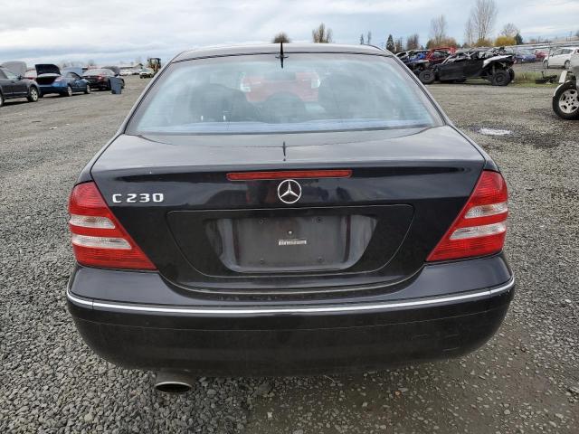 WDBRF52H16A859752 - 2006 MERCEDES-BENZ C 230 BLACK photo 6