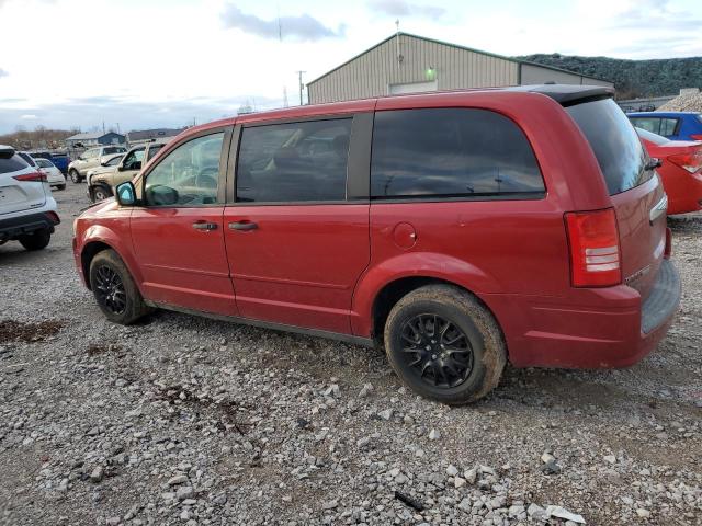 2A8HR44H68R841959 - 2008 CHRYSLER TOWN & COU LX BURGUNDY photo 2