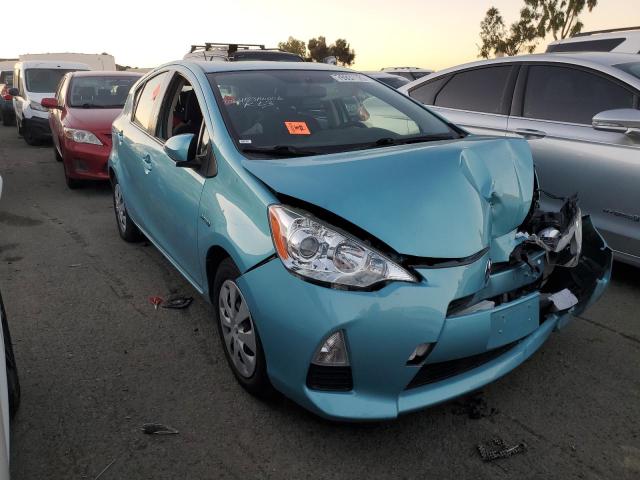 JTDKDTB33D1038747 - 2013 TOYOTA PRIUS C BLUE photo 4