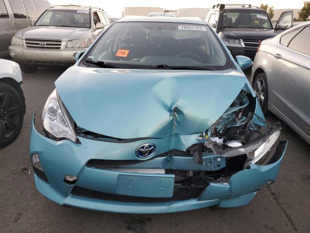 JTDKDTB33D1038747 - 2013 TOYOTA PRIUS C 蓝色 照片 5