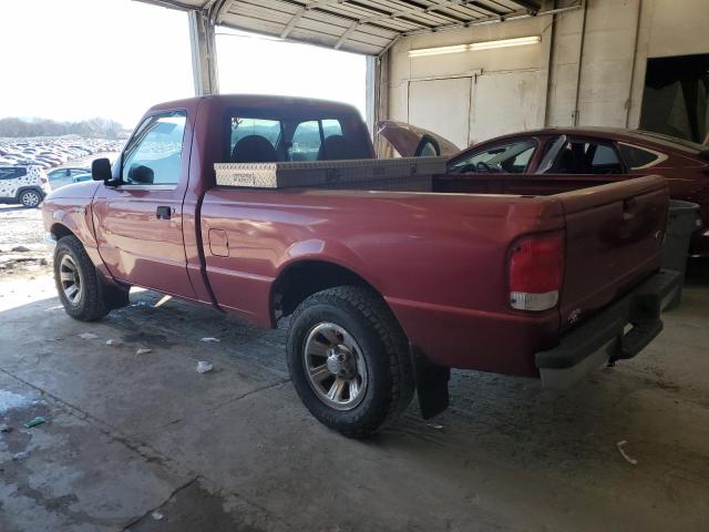 1FTYR10V9YTA66101 - 2000 FORD RANGER BURGUNDY photo 2