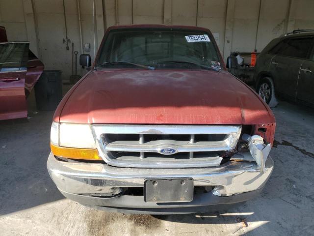 1FTYR10V9YTA66101 - 2000 FORD RANGER BURGUNDY photo 5