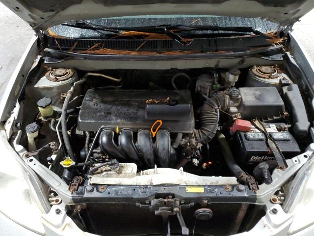 2T1KR32E44C276329 - 2004 TOYOTA COROLLA MA XR SILVER photo 11