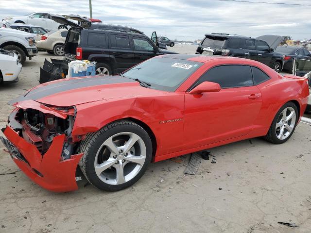 2G1FF1E30F9302283 - 2015 CHEVROLET CAMARO LT RED photo 1