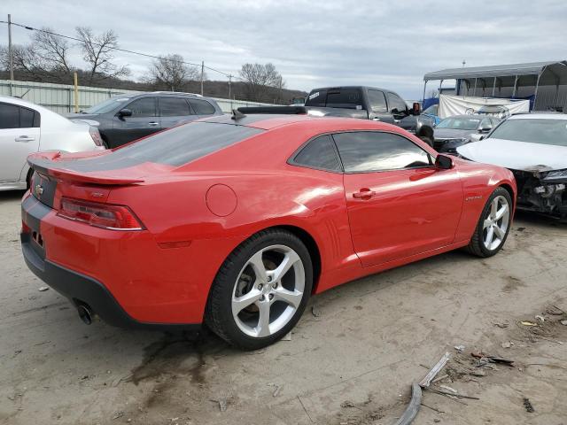 2G1FF1E30F9302283 - 2015 CHEVROLET CAMARO LT RED photo 3