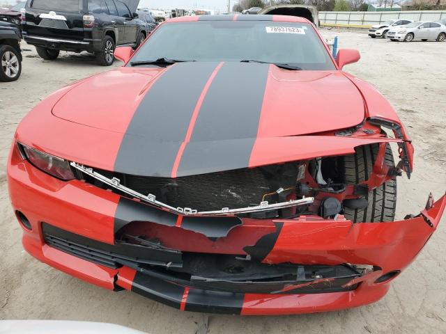 2G1FF1E30F9302283 - 2015 CHEVROLET CAMARO LT RED photo 5