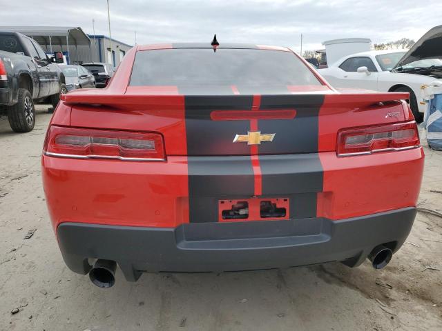 2G1FF1E30F9302283 - 2015 CHEVROLET CAMARO LT RED photo 6