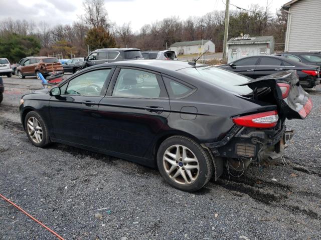 3FA6P0H75GR346312 - 2016 FORD FUSION SE BLACK photo 2