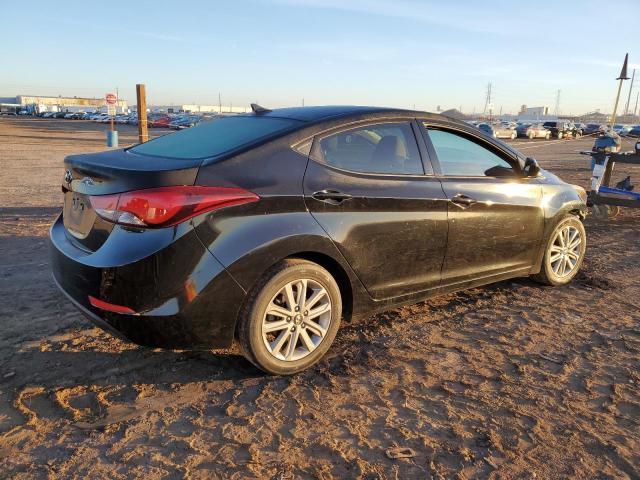 KMHDH4AEXGU490652 - 2016 HYUNDAI ELANTRA SE BLACK photo 3