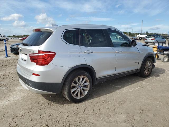 5UXWX5C51BL709532 - 2011 BMW X3 XDRIVE28I SILVER photo 3