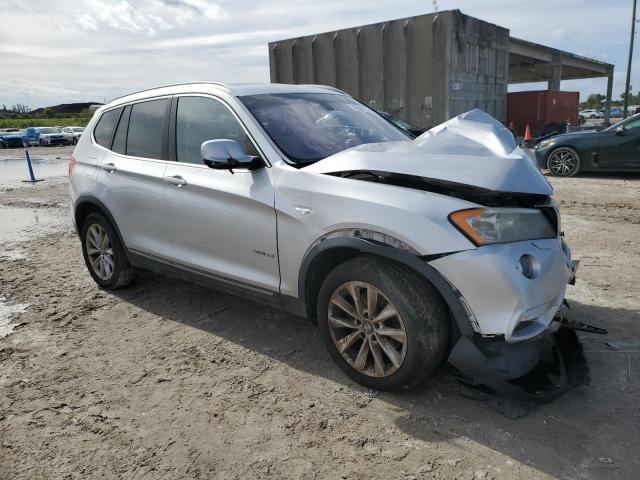 5UXWX5C51BL709532 - 2011 BMW X3 XDRIVE28I SILVER photo 4