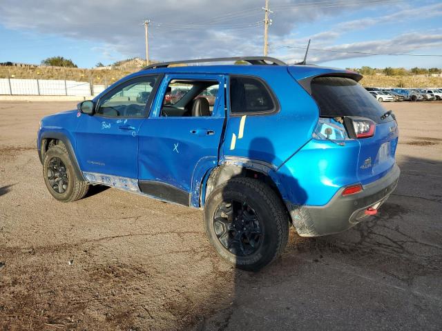 1C4PJMBX3MD233642 - 2021 JEEP CHEROKEE TRAILHAWK BLUE photo 2