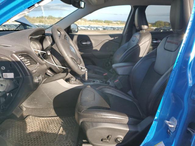 1C4PJMBX3MD233642 - 2021 JEEP CHEROKEE TRAILHAWK BLUE photo 7