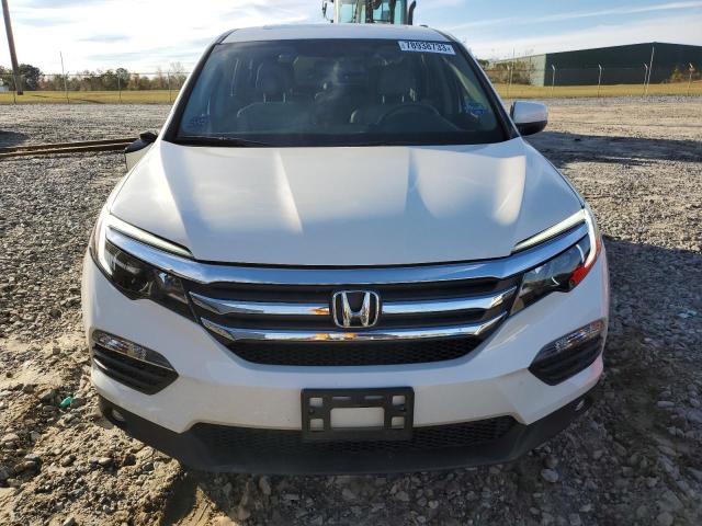 5FNYF5H50JB027233 - 2018 HONDA PILOT EXL WHITE photo 5