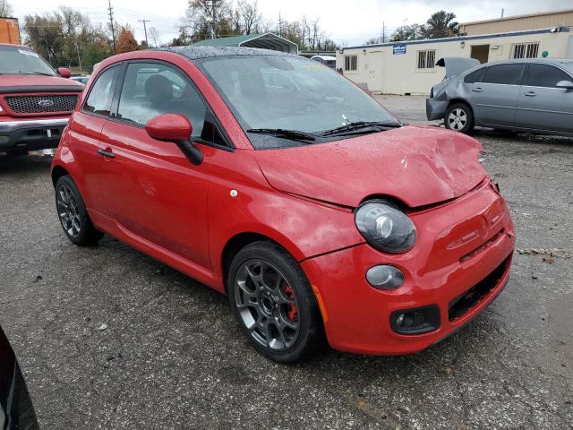 3C3CFFBR4DT749469 - 2013 FIAT 500 SPORT RED photo 4