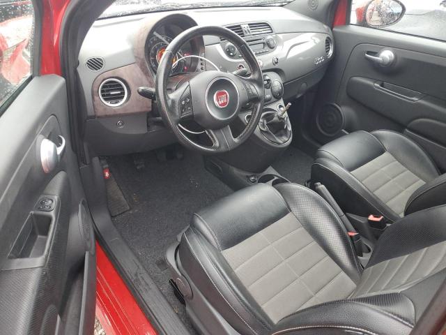 3C3CFFBR4DT749469 - 2013 FIAT 500 SPORT RED photo 8