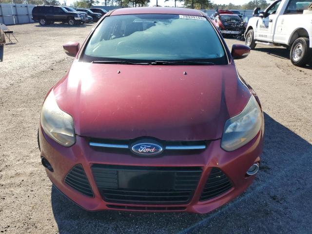 1FADP3N29EL142271 - 2014 FORD FOCUS TITANIUM RED photo 5