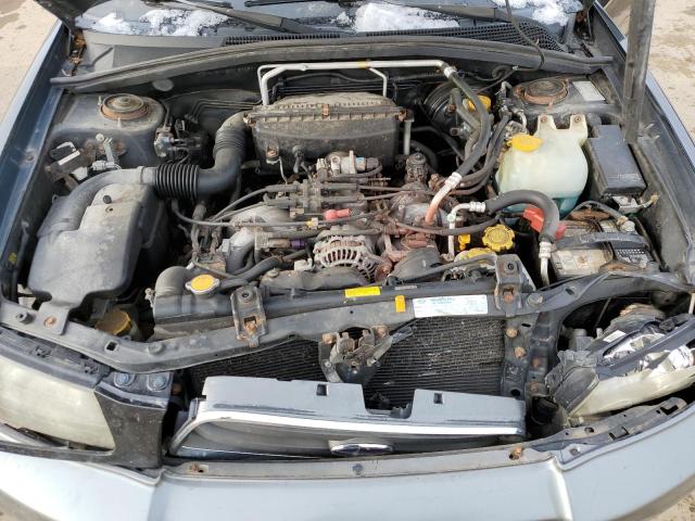 JF1SG65624H721597 - 2004 SUBARU FORESTER 2.5XS Чорний фото 11