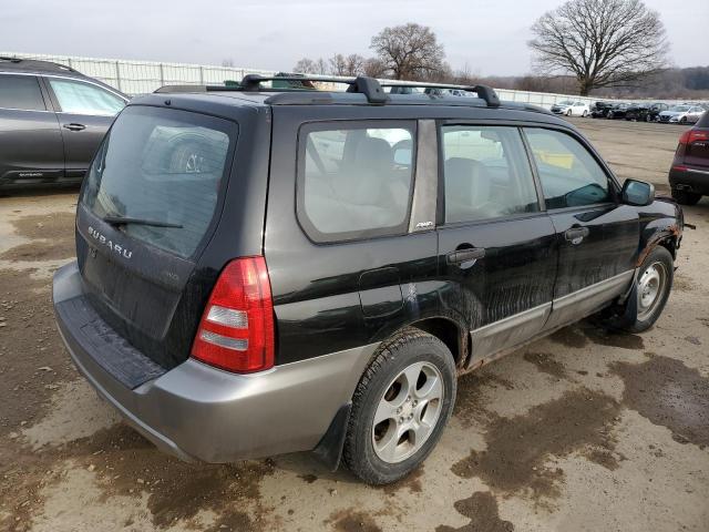 JF1SG65624H721597 - 2004 SUBARU FORESTER 2.5XS Чорний фото 3