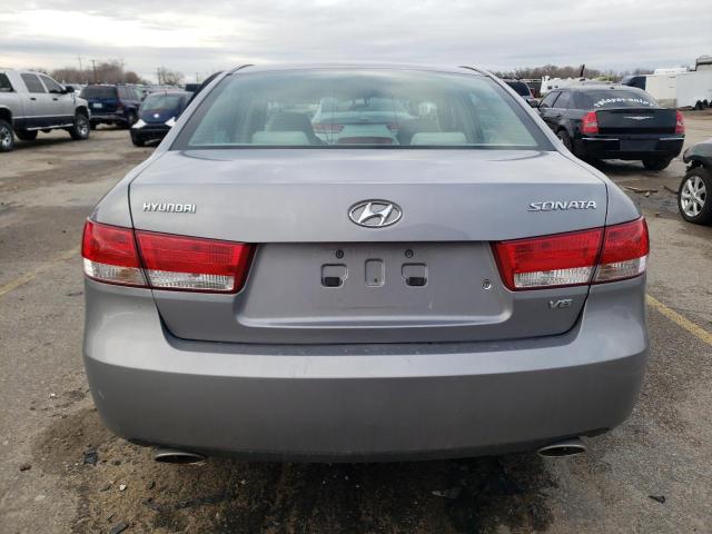 5NPEU46F86H110576 - 2006 HYUNDAI SONATA GLS SILVER photo 6