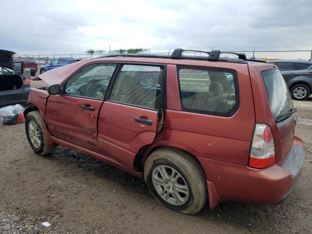 JF1SG63696G710415 - 2006 SUBARU FORESTER 2.5X RED photo 2