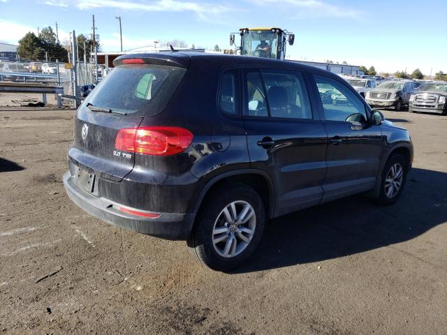 WVGAV7AXXDW554056 - 2013 VOLKSWAGEN TIGUAN S BLACK photo 3