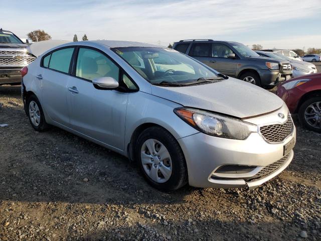 KNAFK4A66E5186410 - 2014 KIA FORTE LX SILVER photo 4