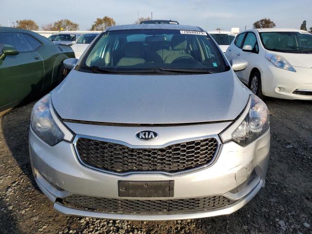 KNAFK4A66E5186410 - 2014 KIA FORTE LX SILVER photo 5