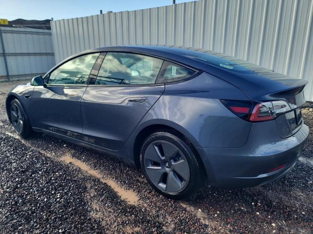 5YJ3E1EB0NF249471 - 2022 TESLA MODEL 3 GRAY photo 2