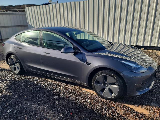 5YJ3E1EB0NF249471 - 2022 TESLA MODEL 3 GRAY photo 4