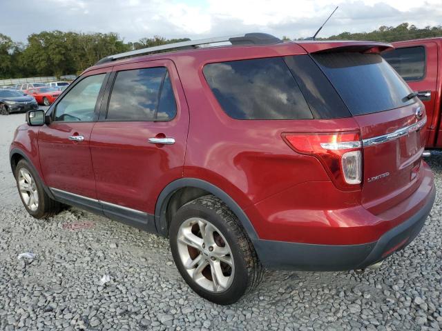 1FM5K8F8XEGC37164 - 2014 FORD EXPLORER LIMITED RED photo 2