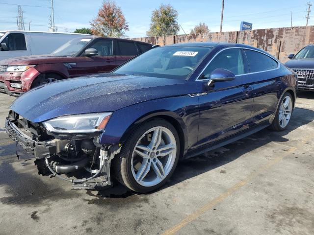 WAUENCF58KA073025 - 2019 AUDI A5 PREMIUM PLUS S-LINE BLUE photo 1